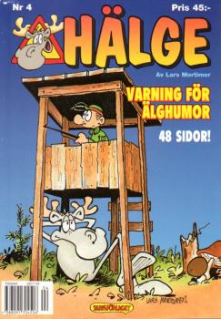 Hälge Comic Elch - Album Nr. 4 Varning för Älghumor - Lars Mortimer - schwedisch